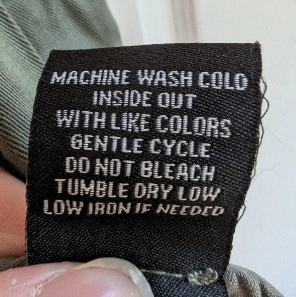 NWT | Tinsel | Joen Rayon Twill Cargo Vest | Olive | S - Picture 6 of 6